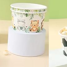 Baby Food With Avocado - 10 Buah Mangkuk Kertas Es Krim