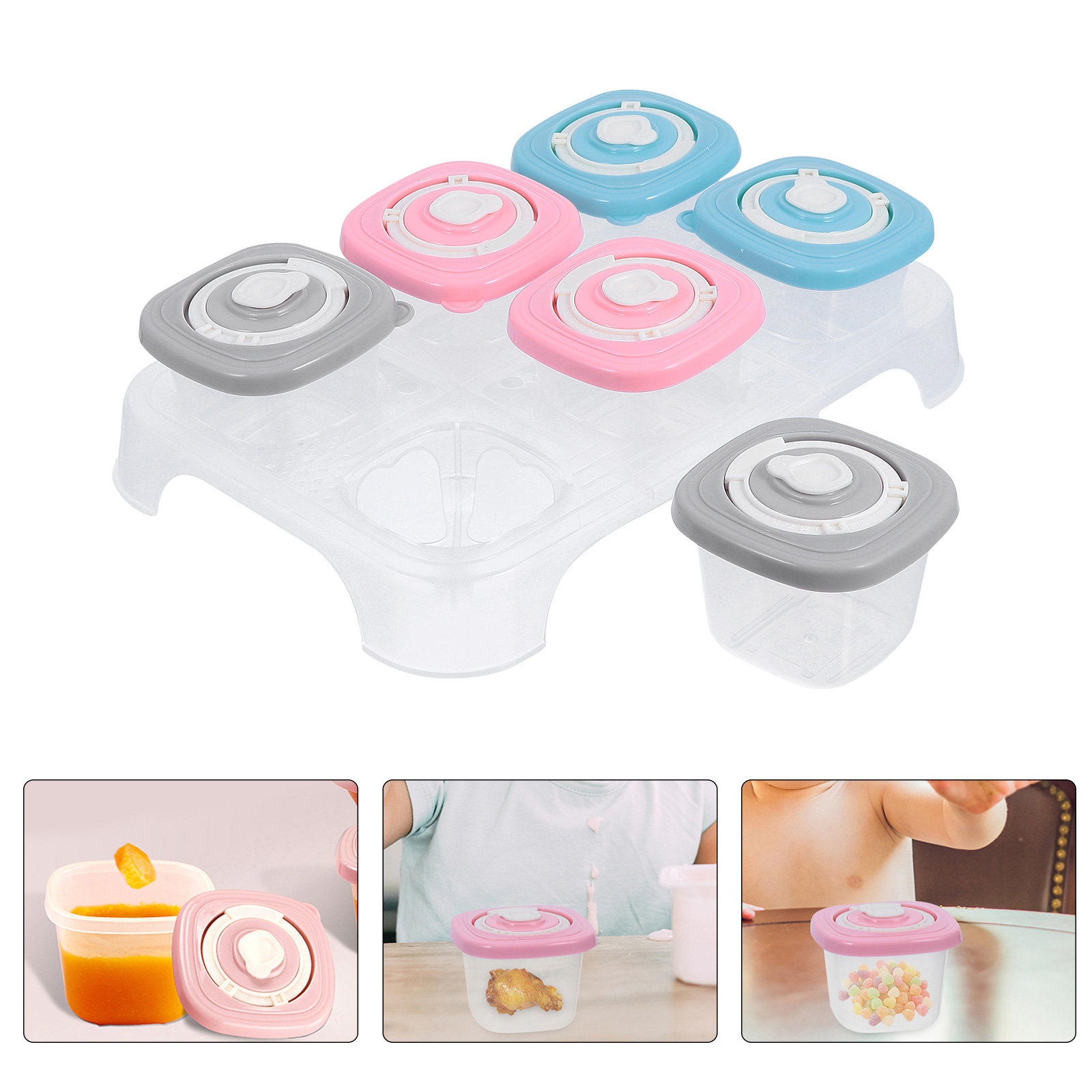 Baby Food Quality - 1Set Kotak Penyimpanan Makanan Bayi Berkualitas