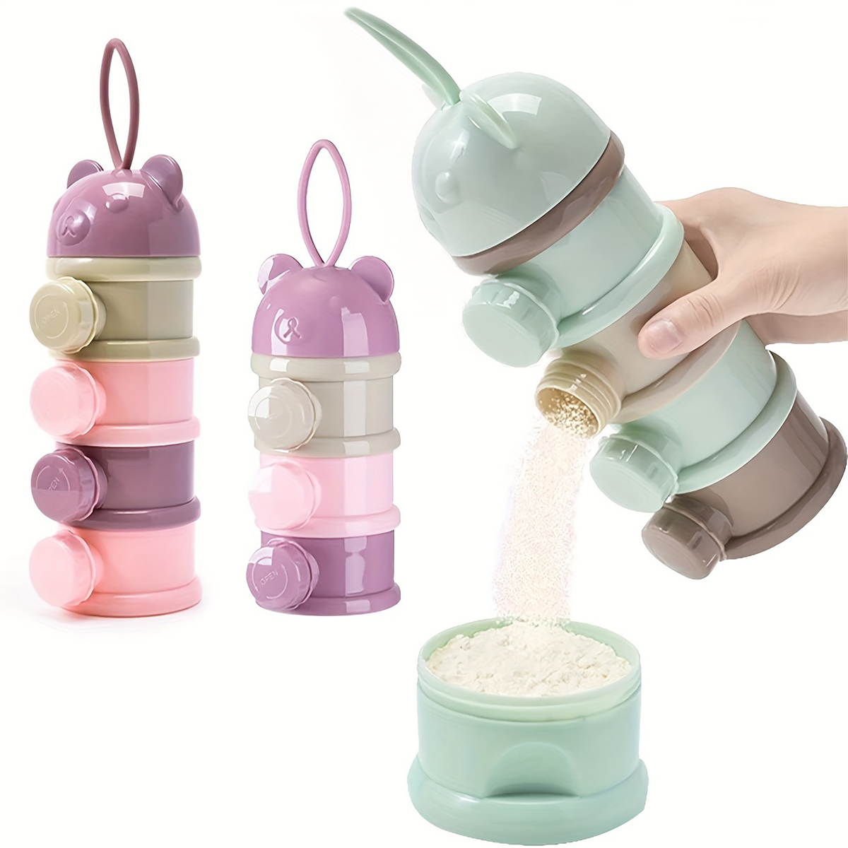 Baby Food Pouches - Wadah Susu Bubuk Bayi Kapasitas Besar