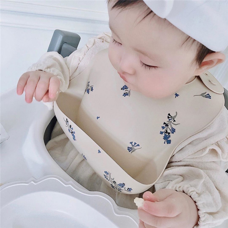 Baby Food Quality - Bib Bayi Silikon Lembut Tahan Air