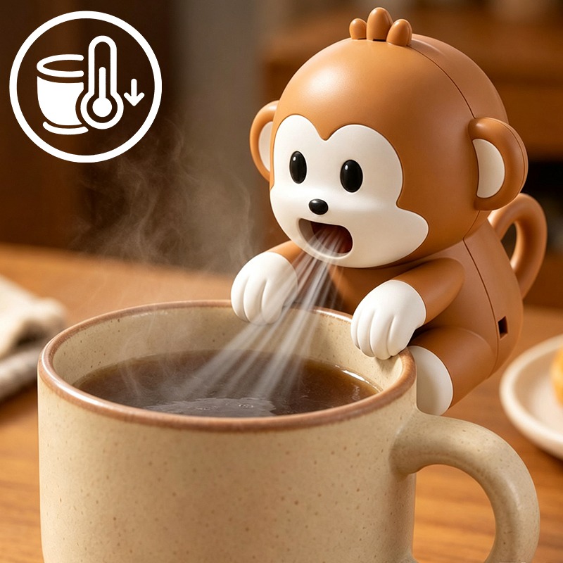 Baby Food For 2 Year Old - Kipas Pendingin Makanan Bentuk Monyet Portabel
