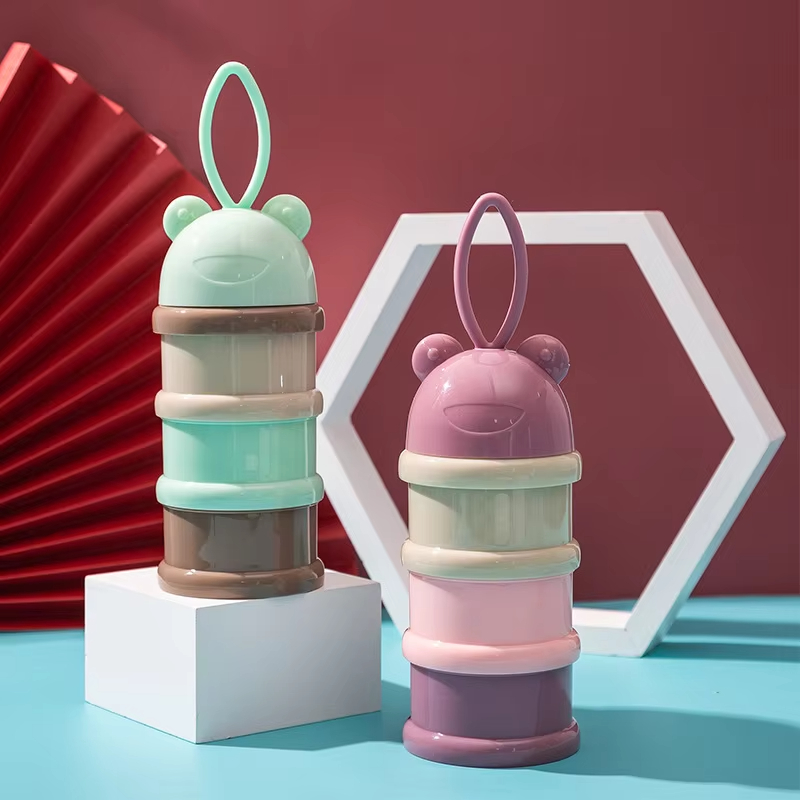 Baby Food Grinder - Kotak Susu Bubuk Berwarna Kotak Susu
