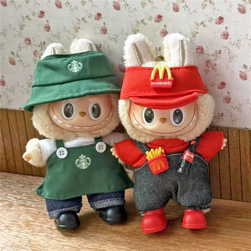 Baby Food Doll - Pakaian Kerja untuk Boneka Labubu, Pakaian