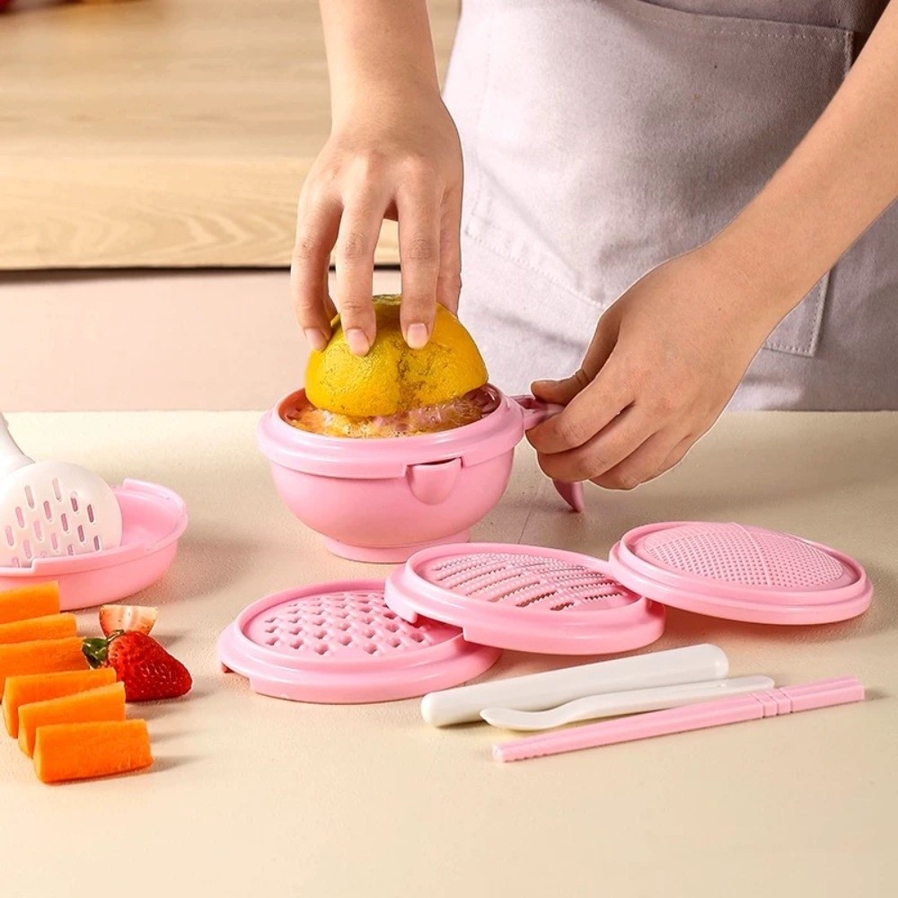 Baby Food Grinder - Mangkuk Penggiling Makanan Bayi Warna Solid