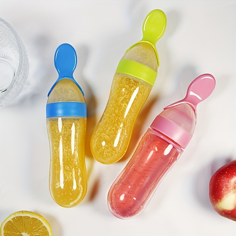 Baby Food Utensils - Botol Silikon untuk Memberi Makan Bayi
