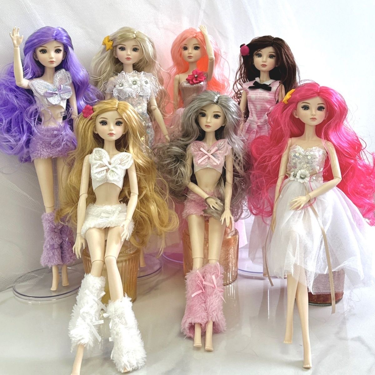 Baby Food Doll - Boneka Supermodel Manis 1/6 Rambut Berwarna
