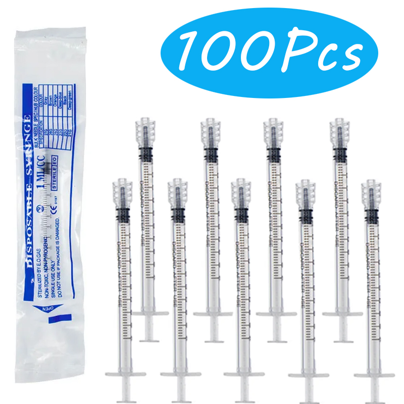 Baby Food Allergy Rash - 100 Buah 1Ml/1cc Jarum Suntik Luer