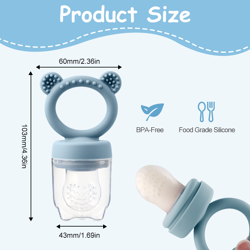 Pengumpan Buah Bayi Bentuk Ber - Baby Food Diet ulasan dan harga