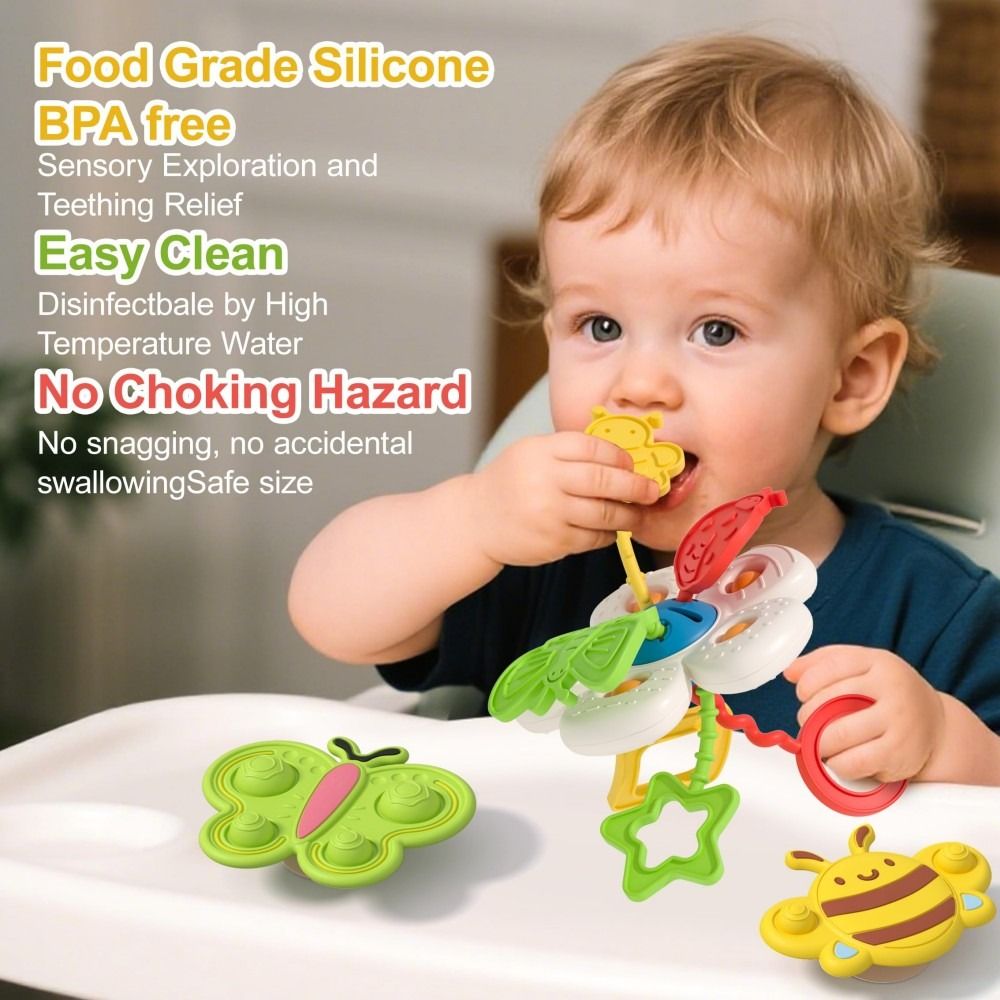 Mainan Sensorik Bayi Aman untu - Baby Food For 2 Year Old ulasan dan harga