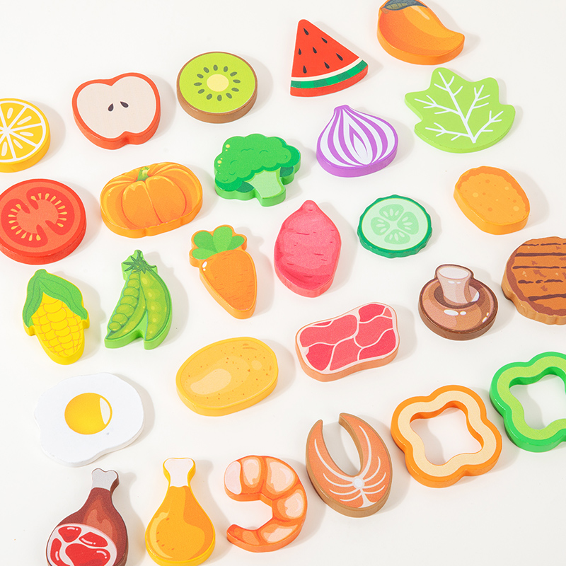 Set Mainan Simulasi Salad Kayu - Baby Food Under 1 Year ulasan dan harga