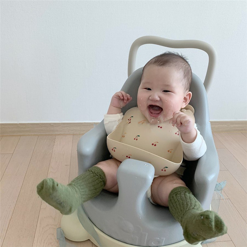 Bib Bayi Silikon Lembut Tahan  - Baby Food Quality ulasan dan harga