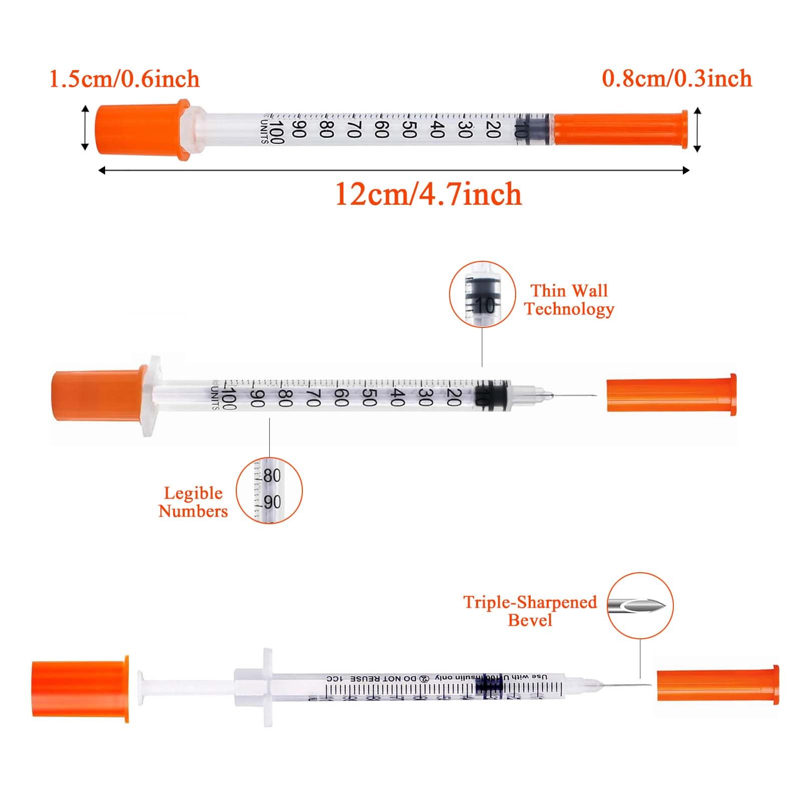 100 Buah 1Ml/Cc 30G 8Mm Jarum  - Baby Food Allergy Rash ulasan dan harga