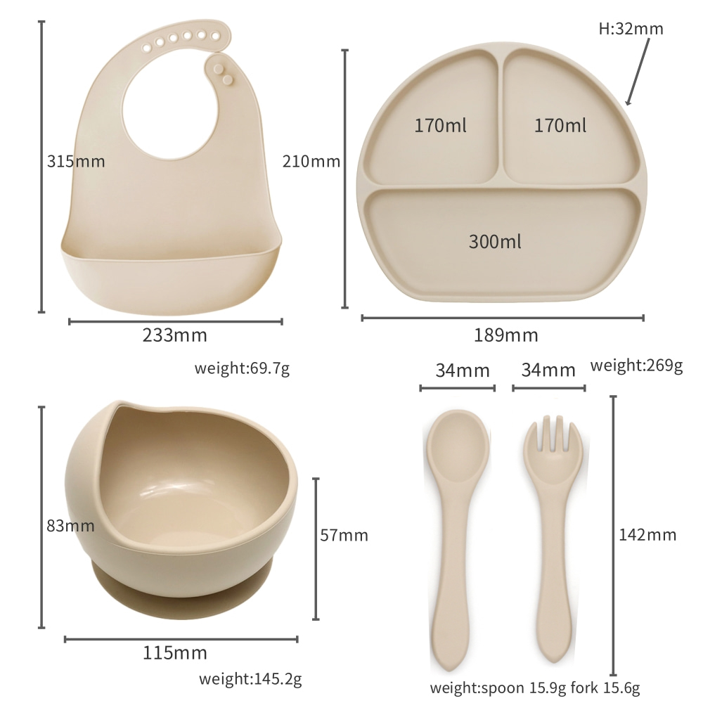 Set Peralatan Makan Bayi Kelin - Baby Food Weaning ulasan dan harga