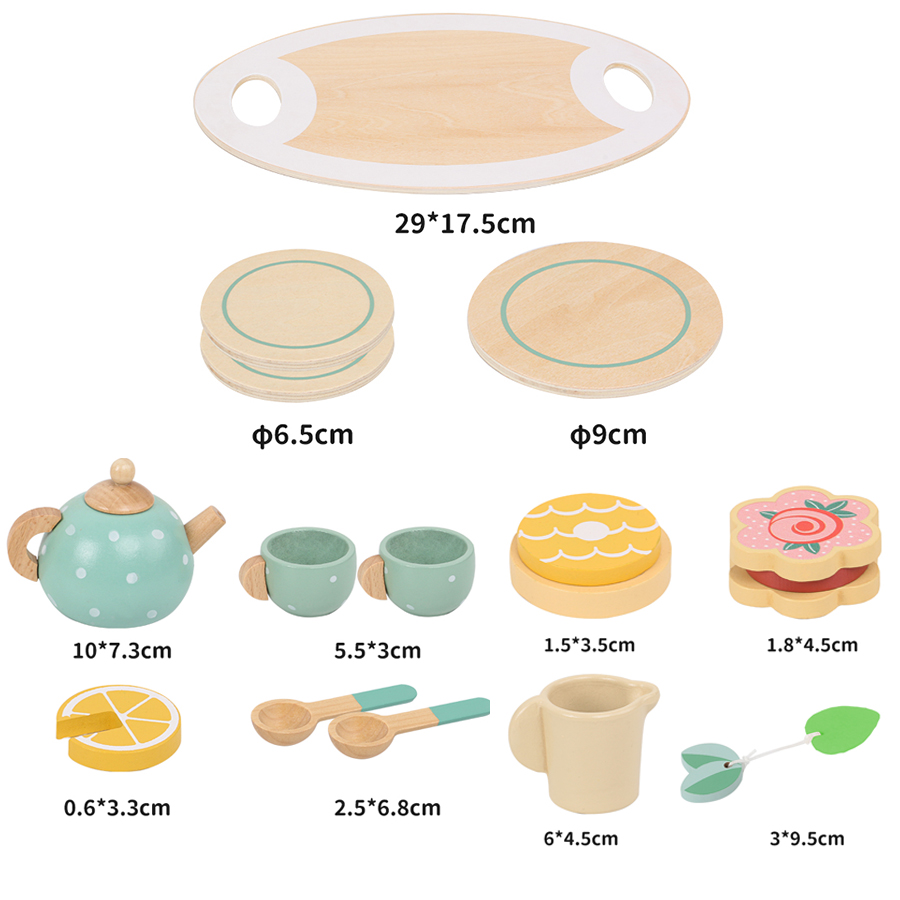 Set Teh Sore Kayu Mainan Perma - Baby Food Under 1 Year ulasan dan harga