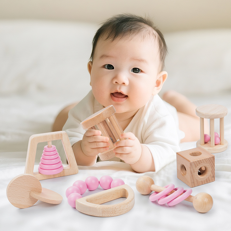 Mainan Kayu Montessori Set Ker - Baby Food Under 1 Year ulasan dan harga