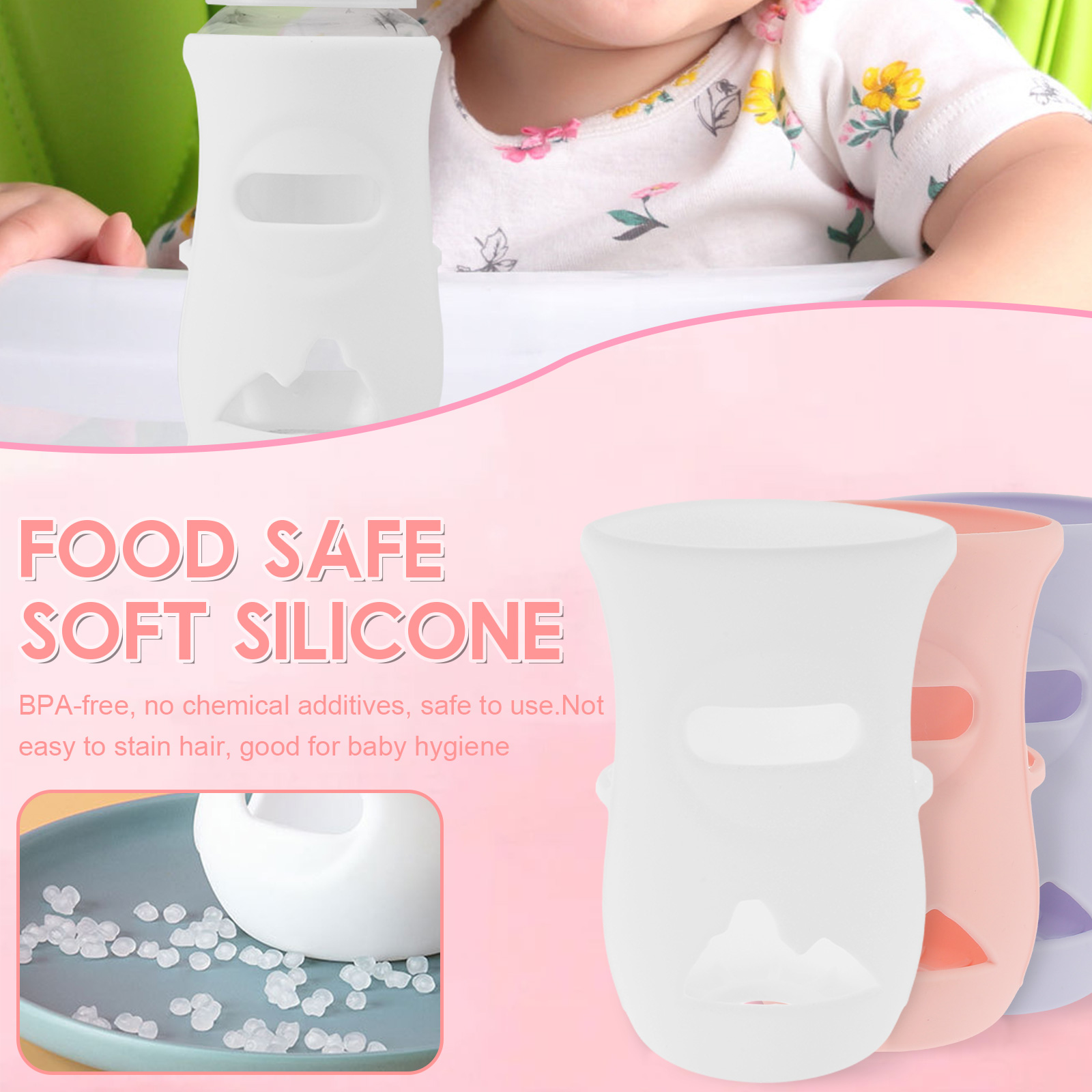 Penutup botol silikon lengan b - Baby Food Pouches ulasan dan harga
