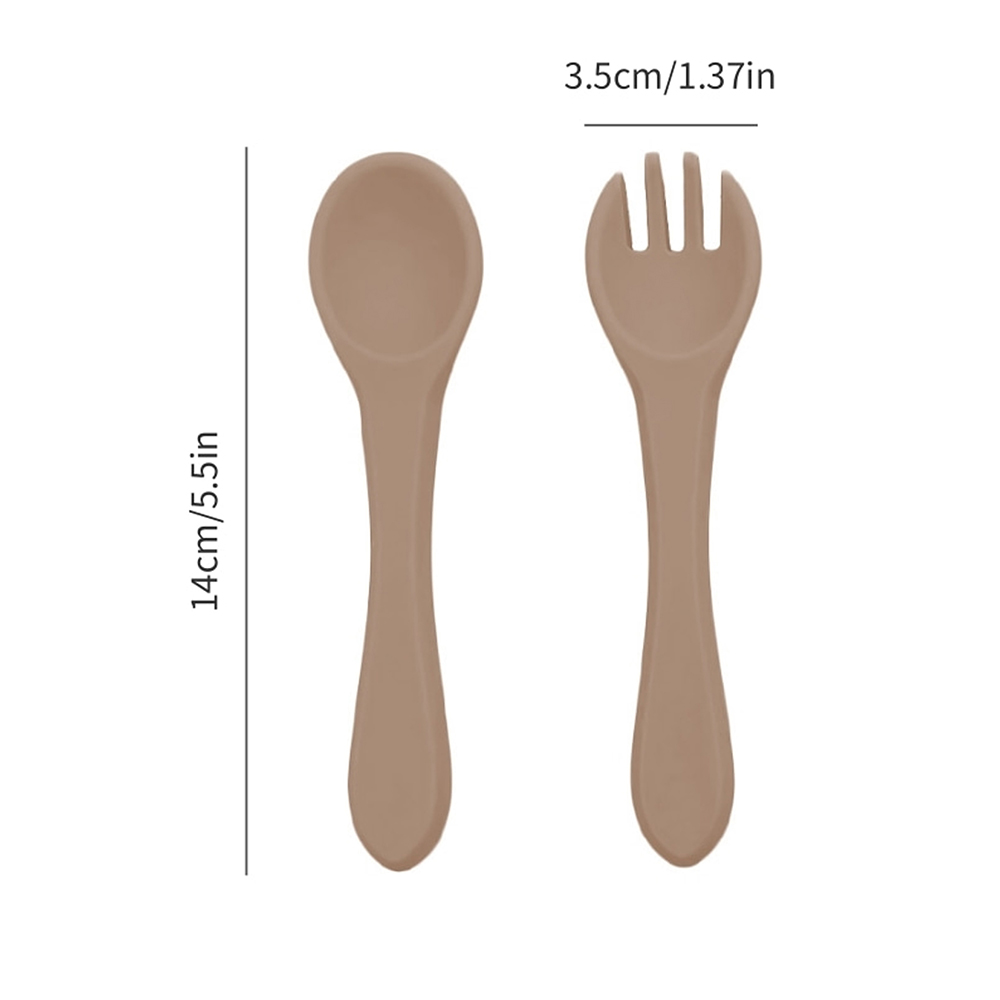 Nama Kustom 1 Pasang Sendok da - Baby Food Utensils ulasan dan harga