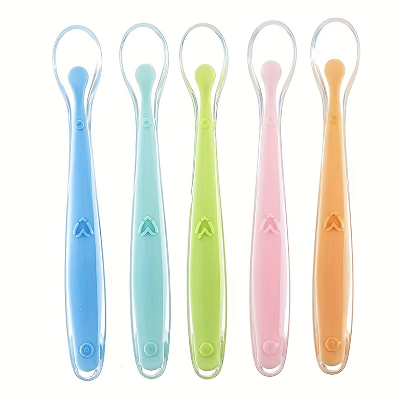 1/2pcs Sendok Bayi Ujung Lembu - Baby Food Utensils ulasan dan harga