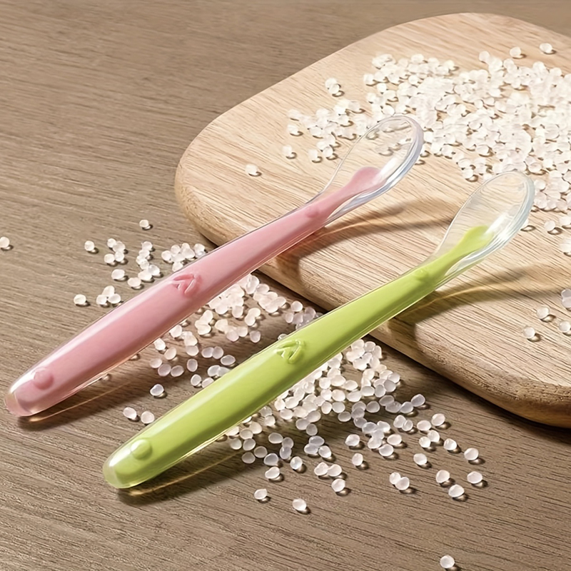 1/2pcs Sendok Bayi Ujung Lembu - Baby Food Utensils ulasan dan harga