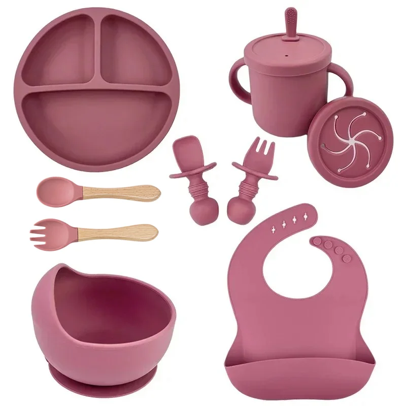 Silikon Food Grade, Set piring - Baby Food Diet ulasan dan harga