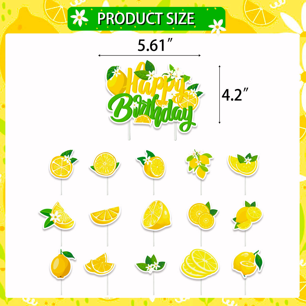 Hiasan Cupcake Lemon Dekorasi  - Baby Food For 2 Year Old ulasan dan harga