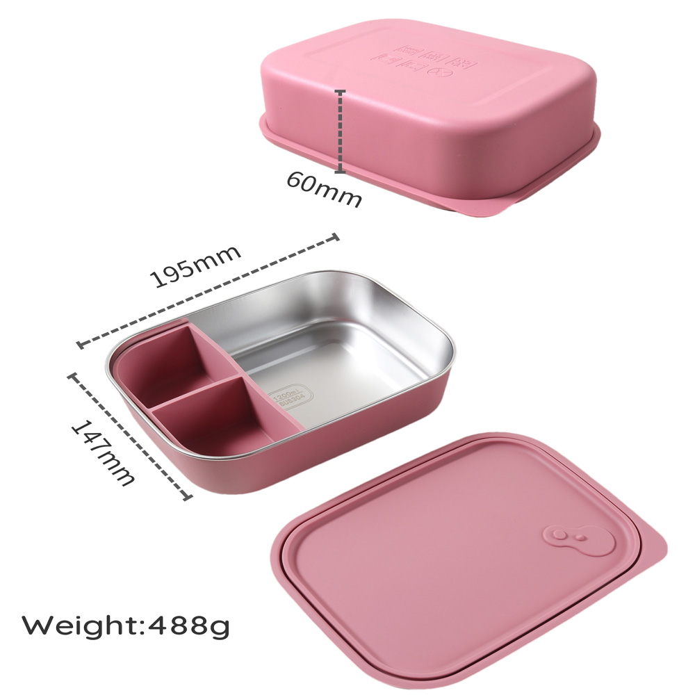 1200ml 1pc Kotak Makan Siang A - Baby Food Utensils ulasan dan harga