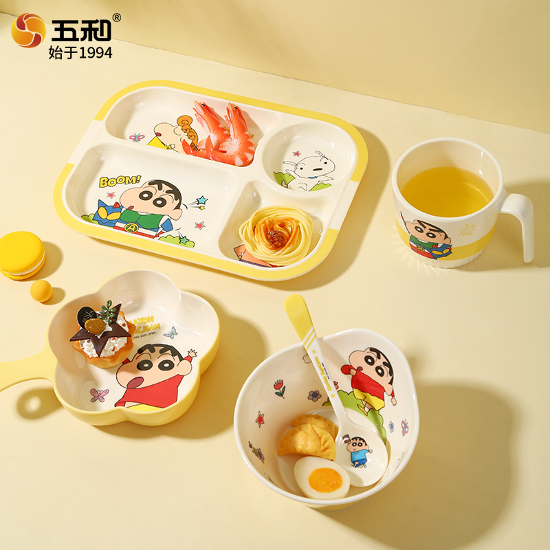 Mangkuk Anak WUHE Crayon Shin  - Baby Food Under 1 Year ulasan dan harga