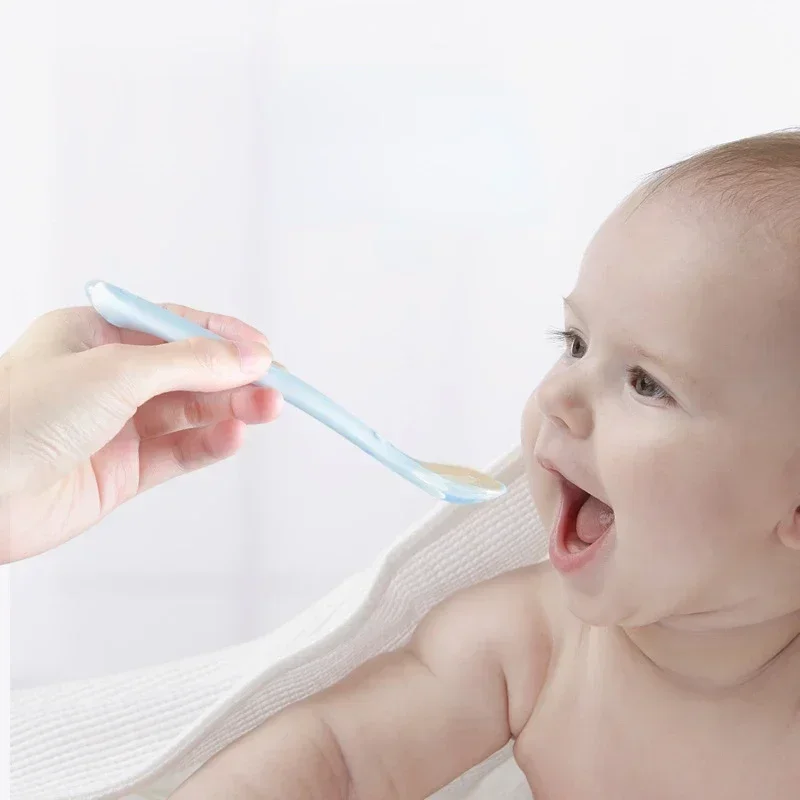 Sendok Bayi Silikon Lembut Sen - Baby Food Utensils ulasan dan harga