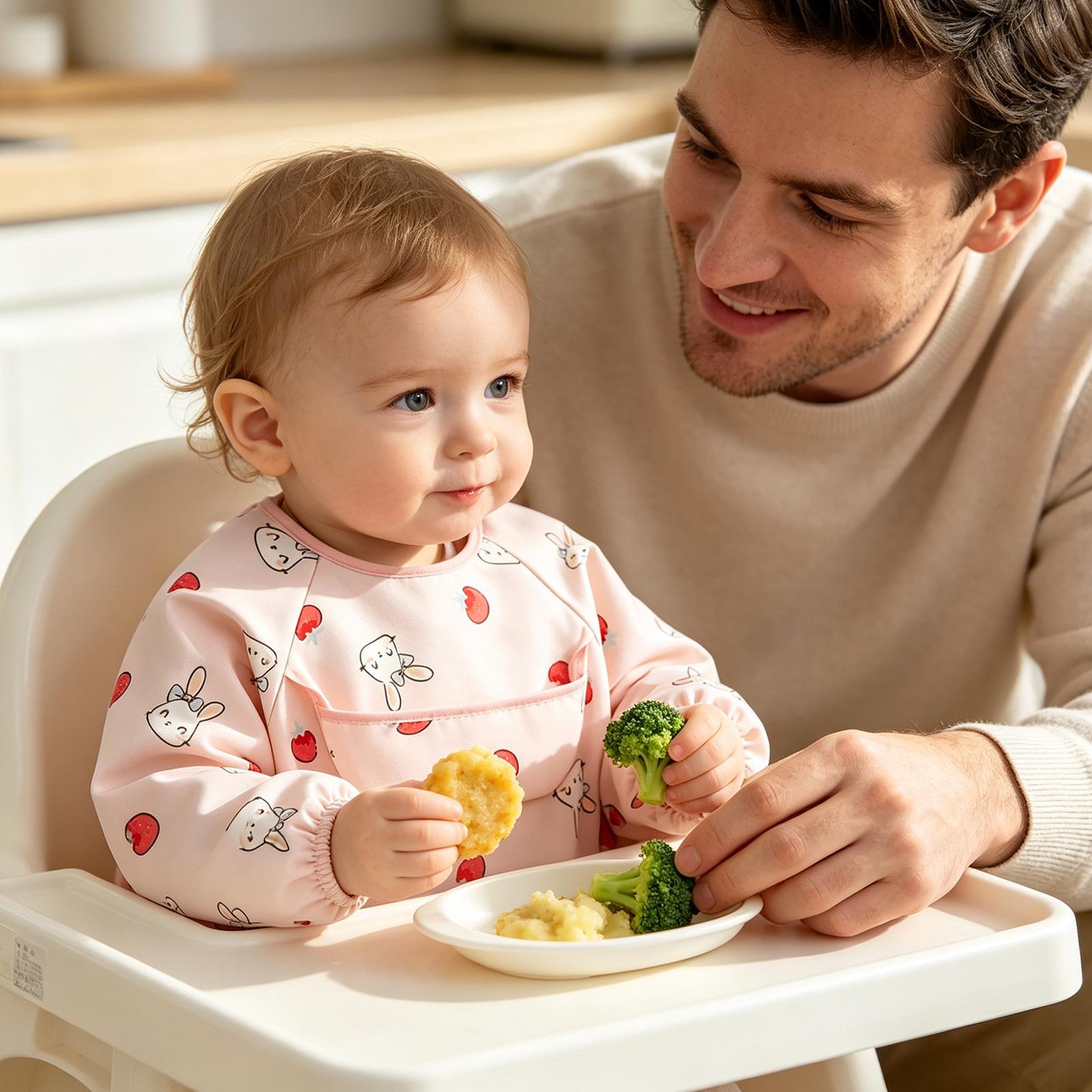 Celemek Makan Bayi Lembut Dapa - Baby Food In Restaurant ulasan dan harga