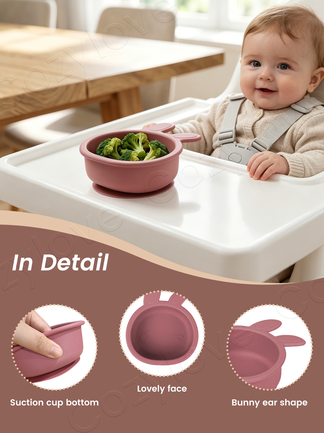 Mangkuk Hisap Bayi Silikon Mot - Baby Food Weaning ulasan dan harga