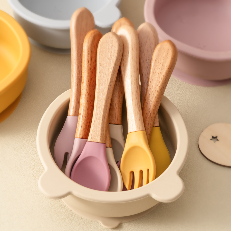 Sendok belajar bayi, 2 buah Se - Baby Food Utensils ulasan dan harga