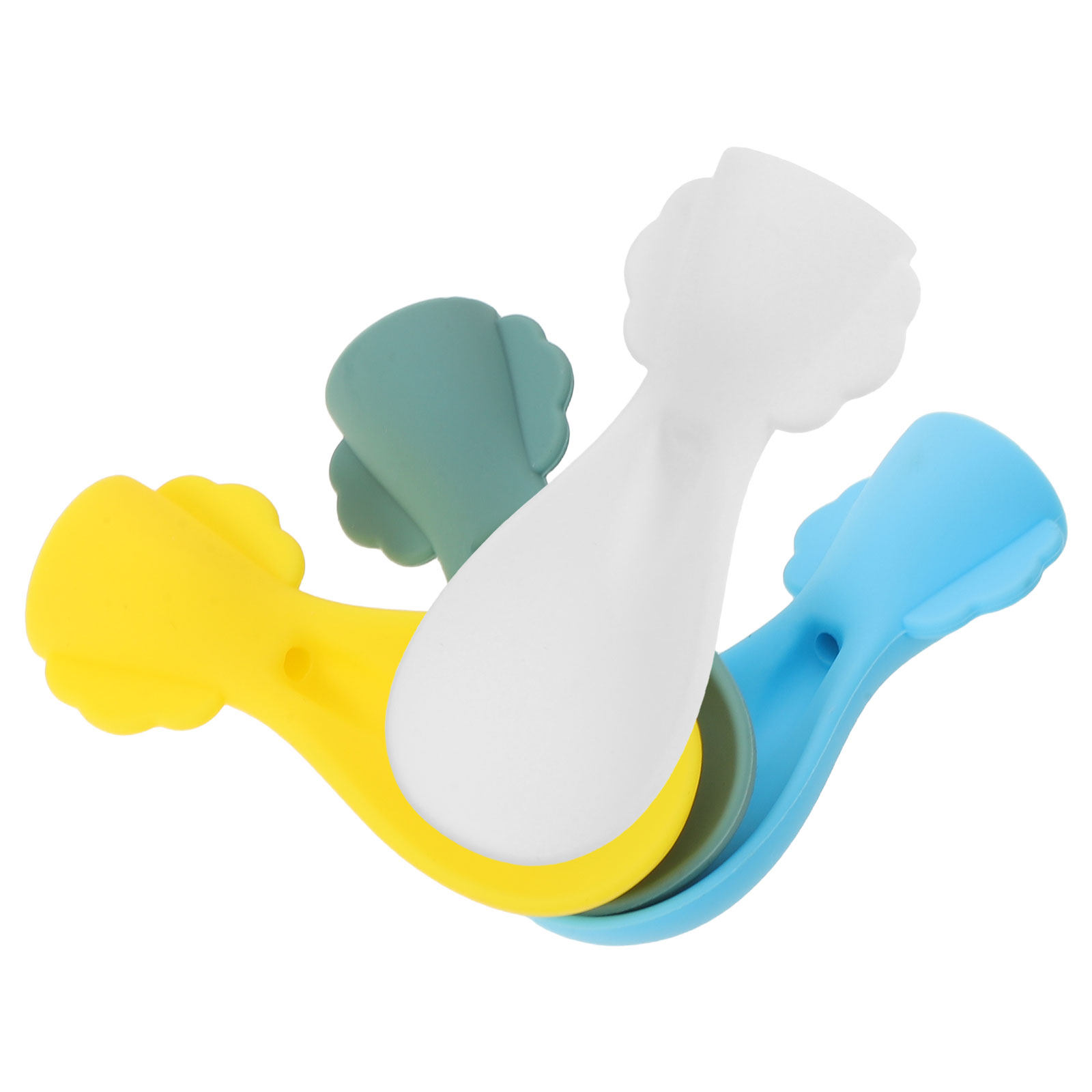 4pcs Sendok Makanan Bayi Silik - Baby Food Utensils ulasan dan harga