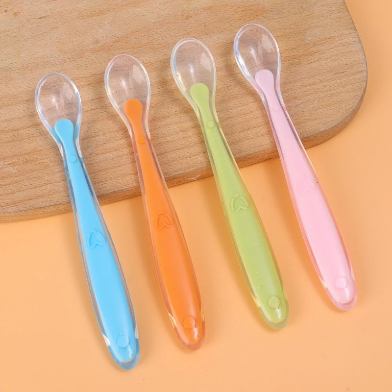Sendok silikon bayi bebas BPA  - Baby Food Utensils ulasan dan harga